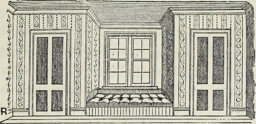 An illustration from Villas and cottages, 1874, leaf 106