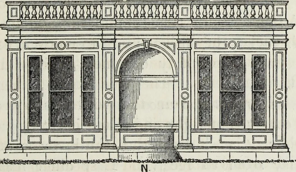 An illustration from Villas and cottages, 1874, leaf 114
