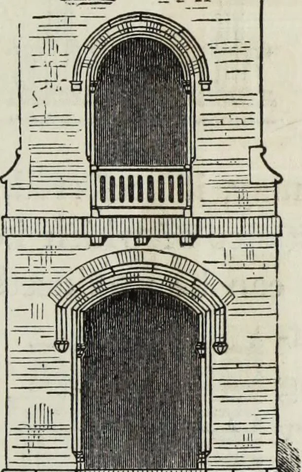 An illustration from Villas and cottages, 1874, leaf 116