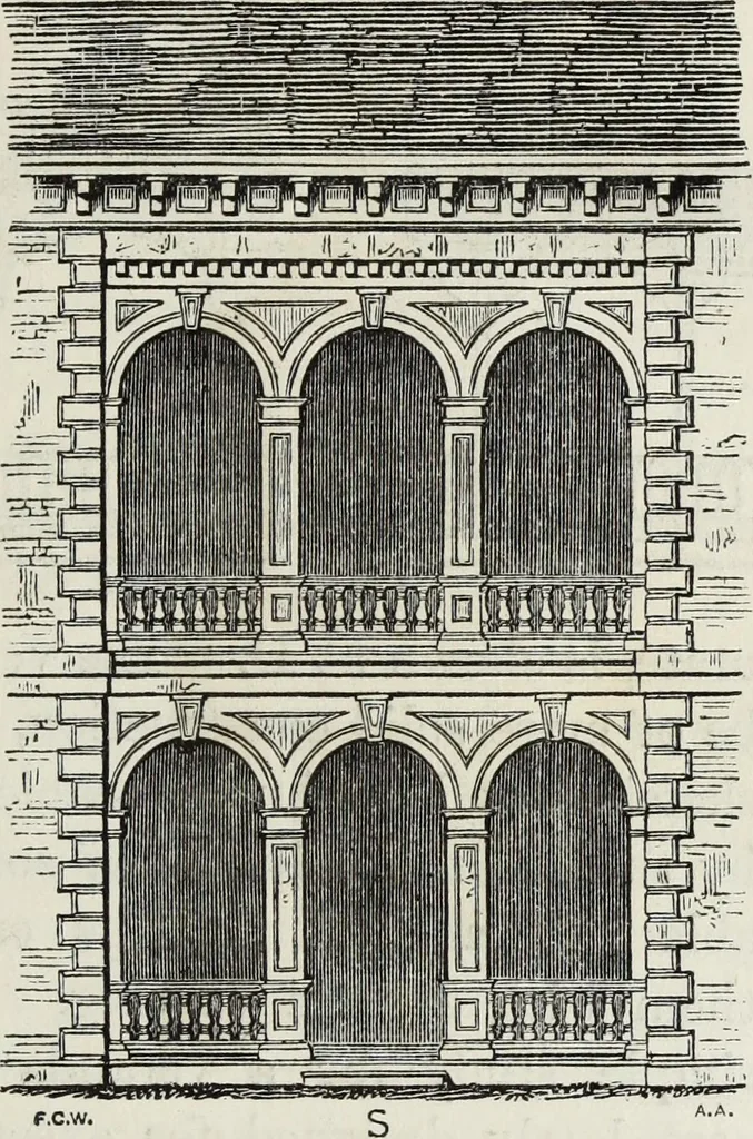 An illustration from Villas and cottages, 1874, leaf 116