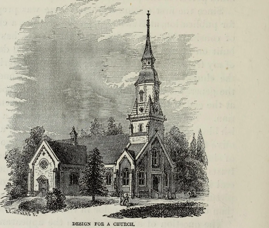 An illustration from Villas and cottages, 1874, leaf 123