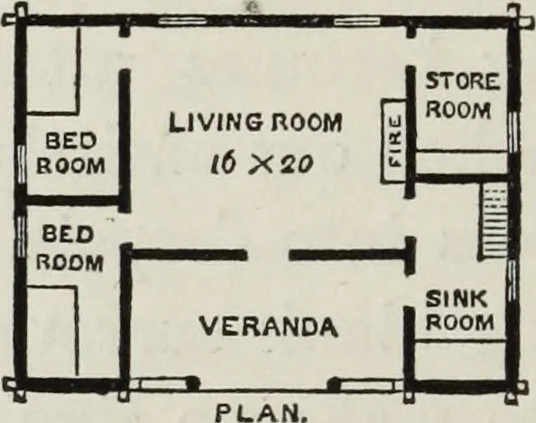 An illustration from Villas and cottages, 1874, leaf 133