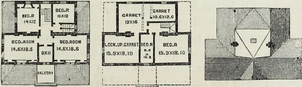 An illustration from Villas and cottages, 1874, leaf 166