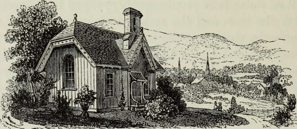 An illustration from Villas and cottages, 1874, leaf 173