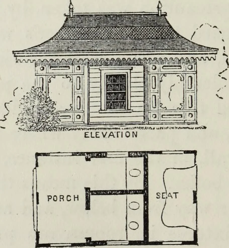 An illustration from Villas and cottages, 1874, leaf 179