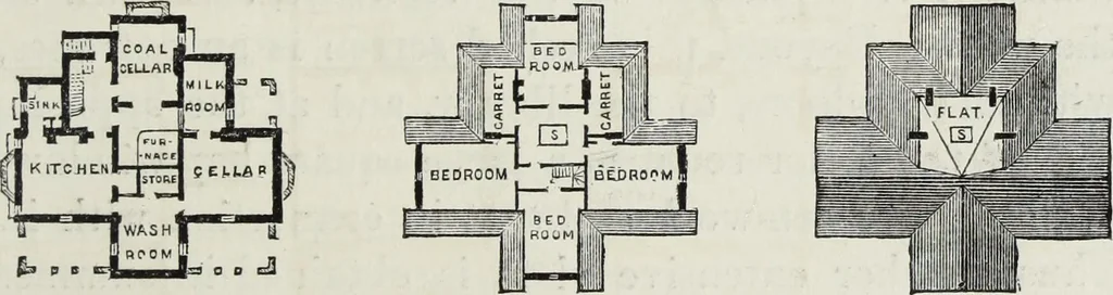 An illustration from Villas and cottages, 1874, leaf 204