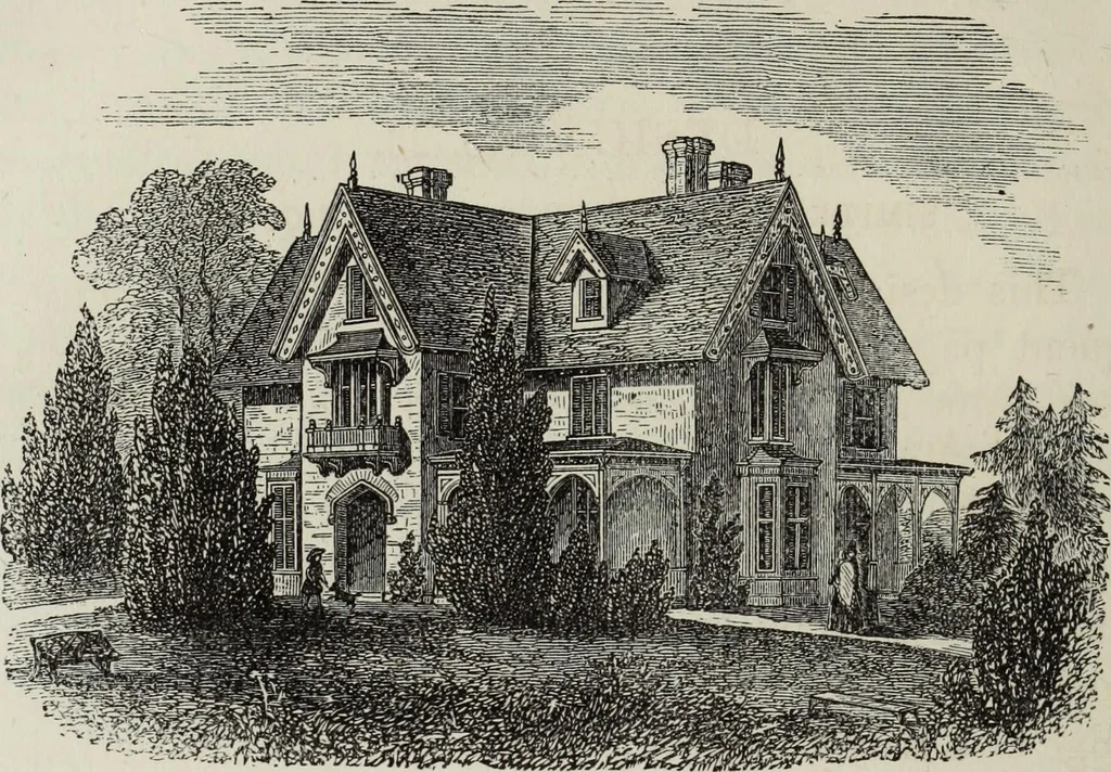 An illustration from Villas and cottages, 1874, leaf 263