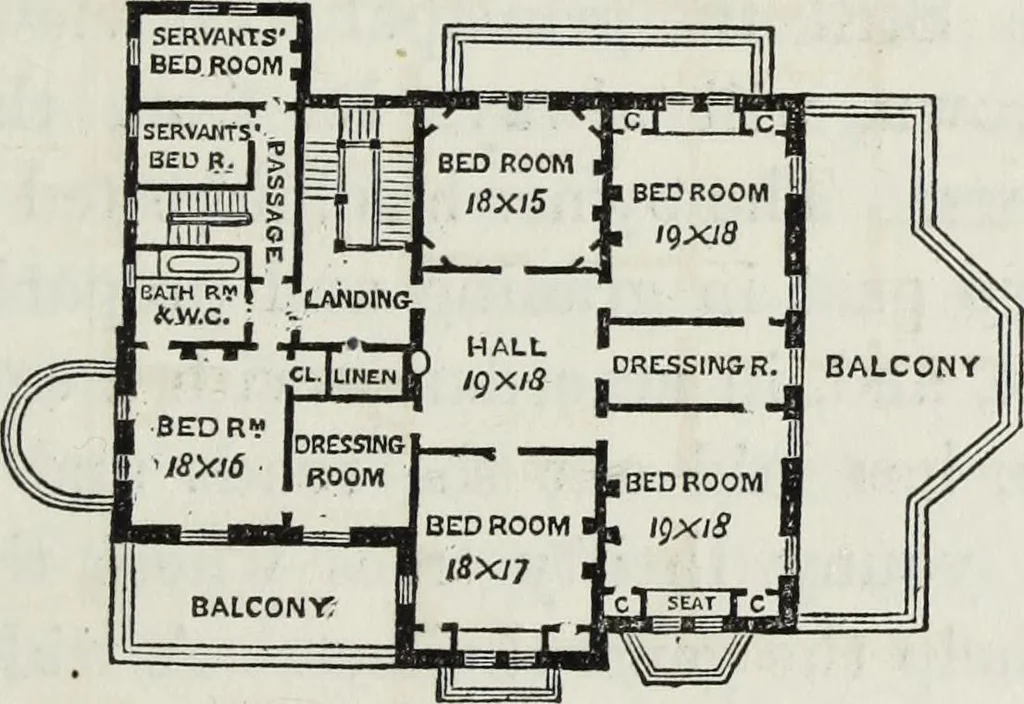 An illustration from Villas and cottages, 1874, leaf 318