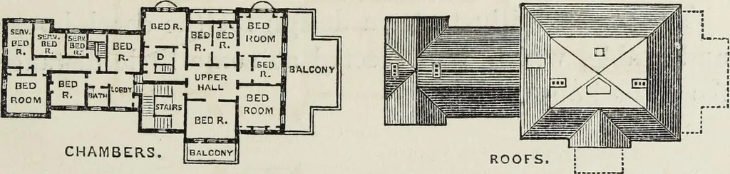 An illustration from Villas and cottages, 1874, leaf 334