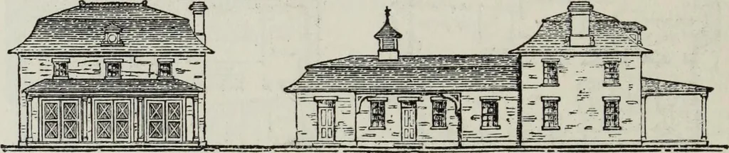 An illustration from Villas and cottages, 1874, leaf 349