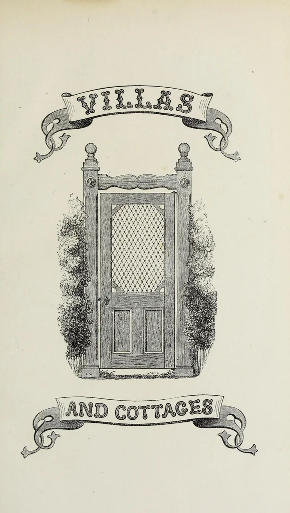 An illustration from Villas and cottages, 1874, leaf 6
