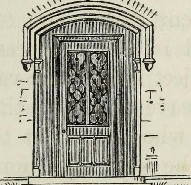 An illustration from Villas and cottages, 1874, leaf 88