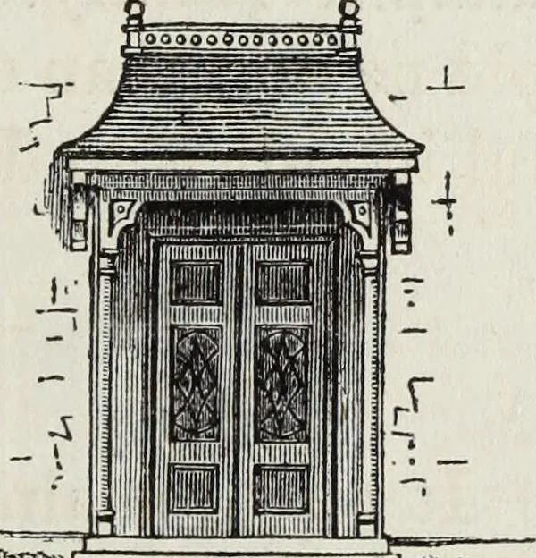 An illustration from Villas and cottages, 1874, leaf 88