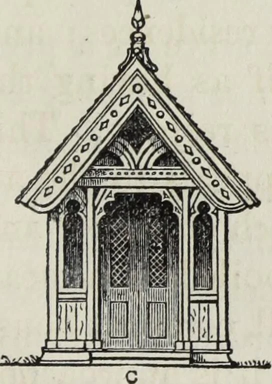 An illustration from Villas and cottages, 1874, leaf 88