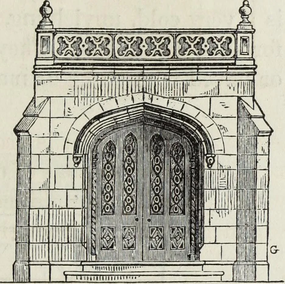 An illustration from Villas and cottages, 1874, leaf 90