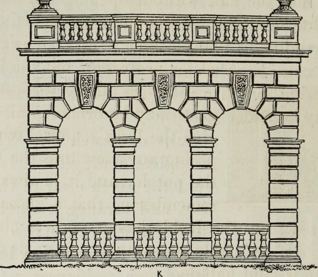 An illustration from Villas and cottages, 1874, leaf 91