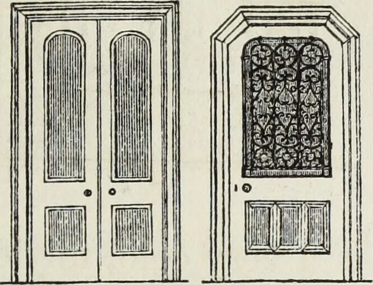 An illustration from Villas and cottages, 1874, leaf 92