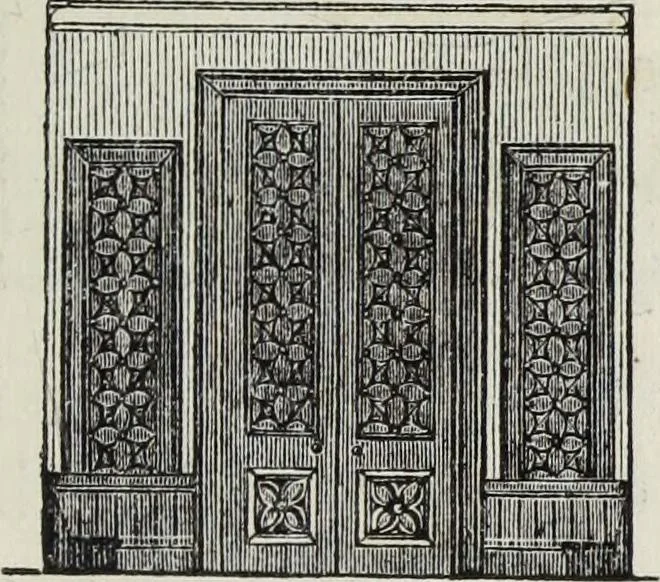 An illustration from Villas and cottages, 1874, leaf 92