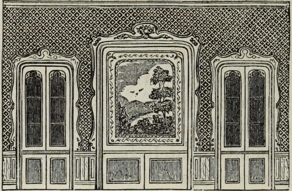 An illustration from Villas and cottages, 1874, leaf 95