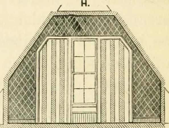 An illustration from Villas and cottages : a series of designs prepared for execution in the United State, 1857, leaf 103