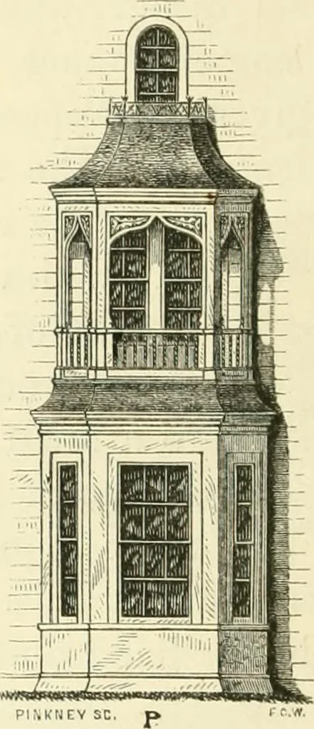 An illustration from Villas and cottages : a series of designs prepared for execution in the United State, 1857, leaf 111