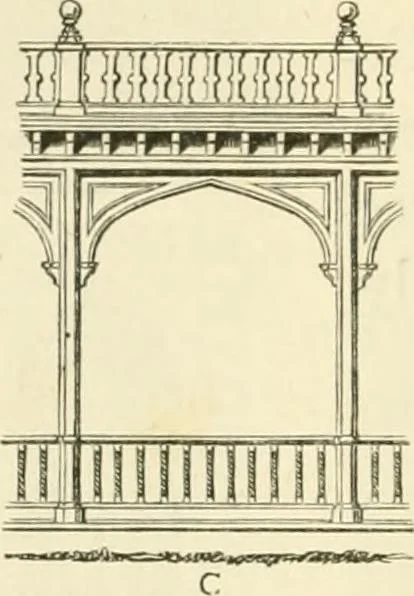 An illustration from Villas and cottages : a series of designs prepared for execution in the United State, 1857, leaf 113