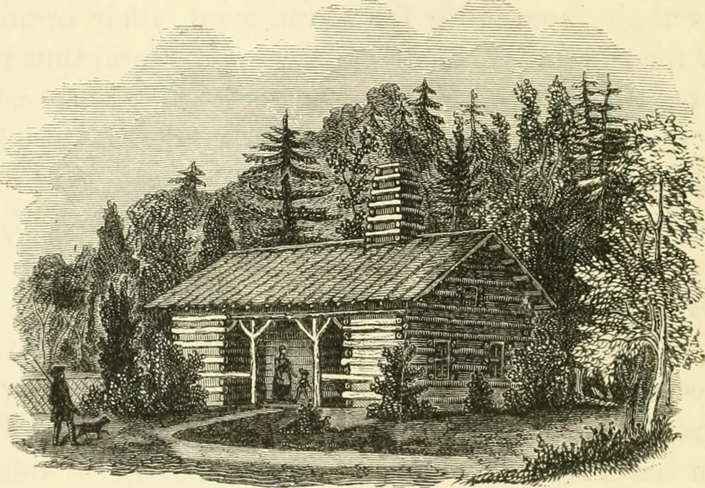 An illustration from Villas and cottages : a series of designs prepared for execution in the United State, 1857, leaf 129