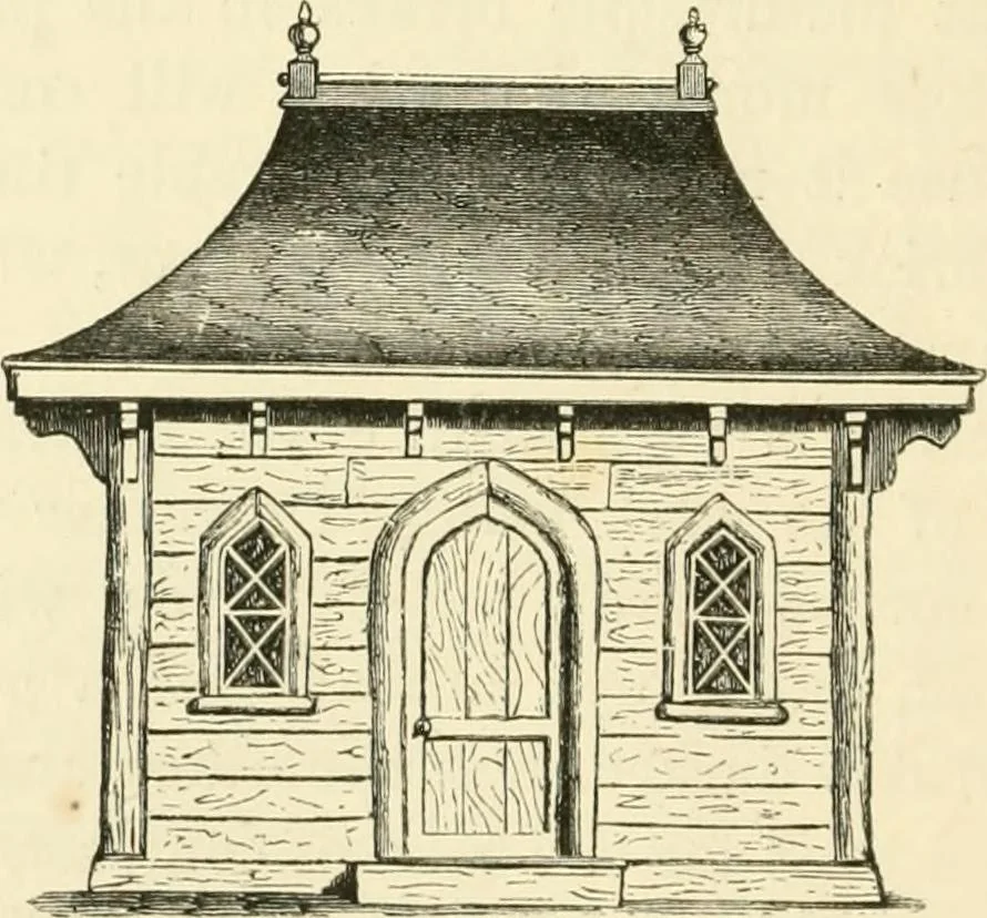 An illustration from Villas and cottages : a series of designs prepared for execution in the United State, 1857, leaf 145
