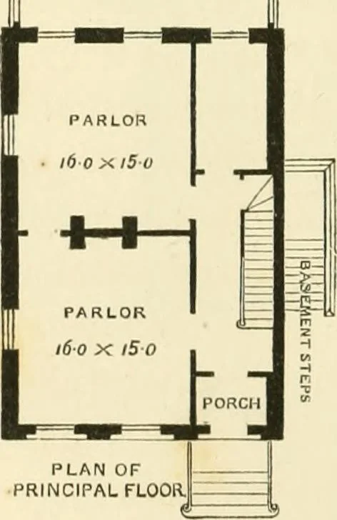 An illustration from Villas and cottages : a series of designs prepared for execution in the United State, 1857, leaf 147