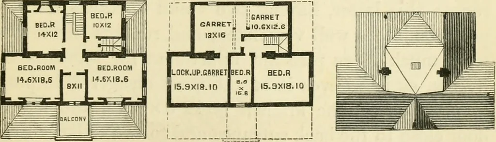 An illustration from Villas and cottages : a series of designs prepared for execution in the United State, 1857, leaf 162