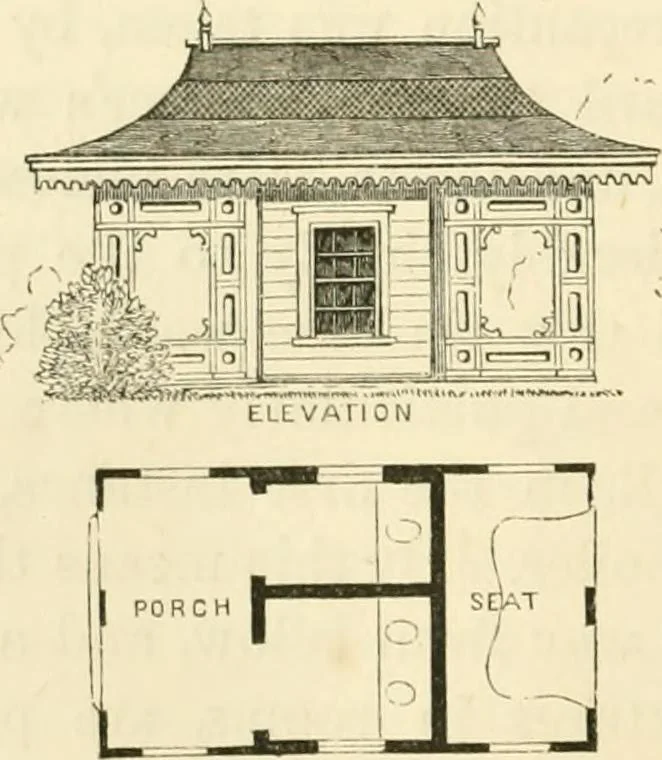 An illustration from Villas and cottages : a series of designs prepared for execution in the United State, 1857, leaf 175