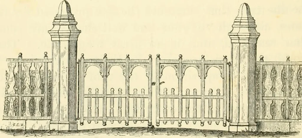 An illustration from Villas and cottages : a series of designs prepared for execution in the United State, 1857, leaf 209