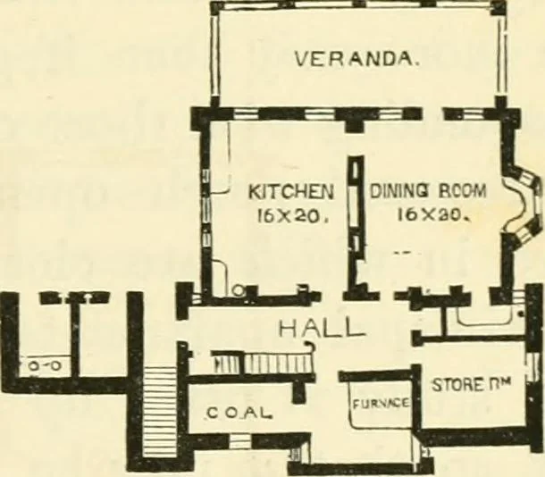 An illustration from Villas and cottages : a series of designs prepared for execution in the United State, 1857, leaf 212