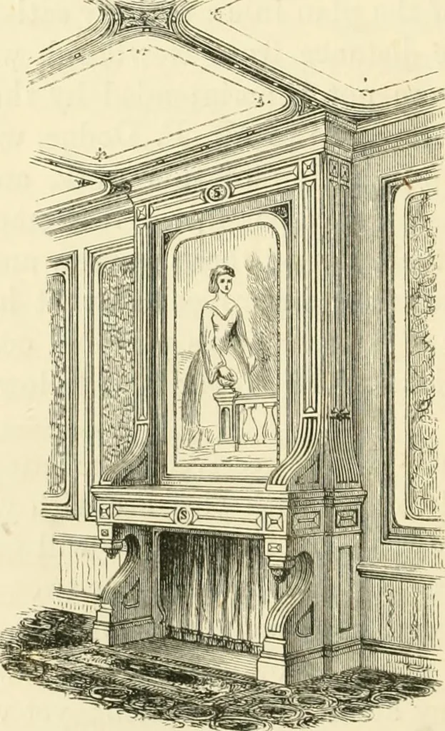 An illustration from Villas and cottages : a series of designs prepared for execution in the United State, 1857, leaf 237