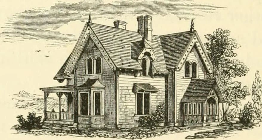An illustration from Villas and cottages : a series of designs prepared for execution in the United State, 1857, leaf 269