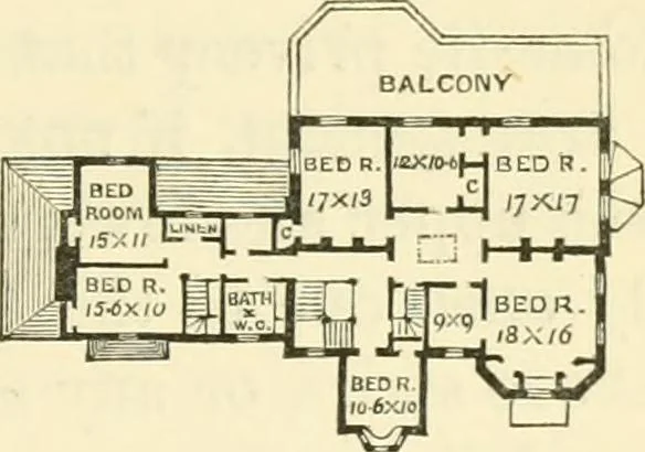 An illustration from Villas and cottages : a series of designs prepared for execution in the United State, 1857, leaf 272
