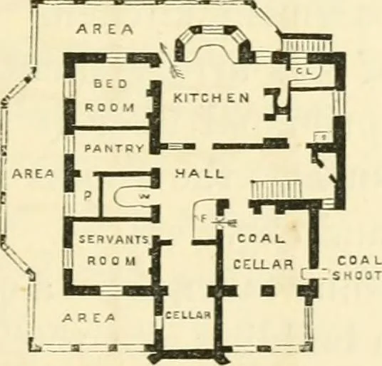 An illustration from Villas and cottages : a series of designs prepared for execution in the United State, 1857, leaf 296