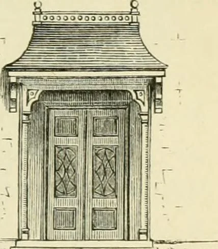 An illustration from Villas and cottages : a series of designs prepared for execution in the United State, 1857, leaf 84