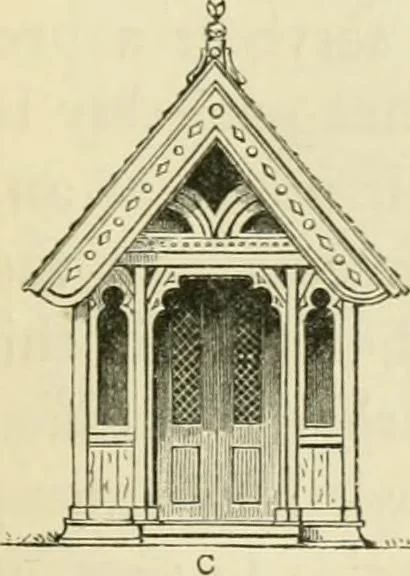 An illustration from Villas and cottages : a series of designs prepared for execution in the United State, 1857, leaf 84