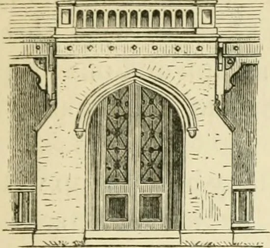 An illustration from Villas and cottages : a series of designs prepared for execution in the United State, 1857, leaf 86