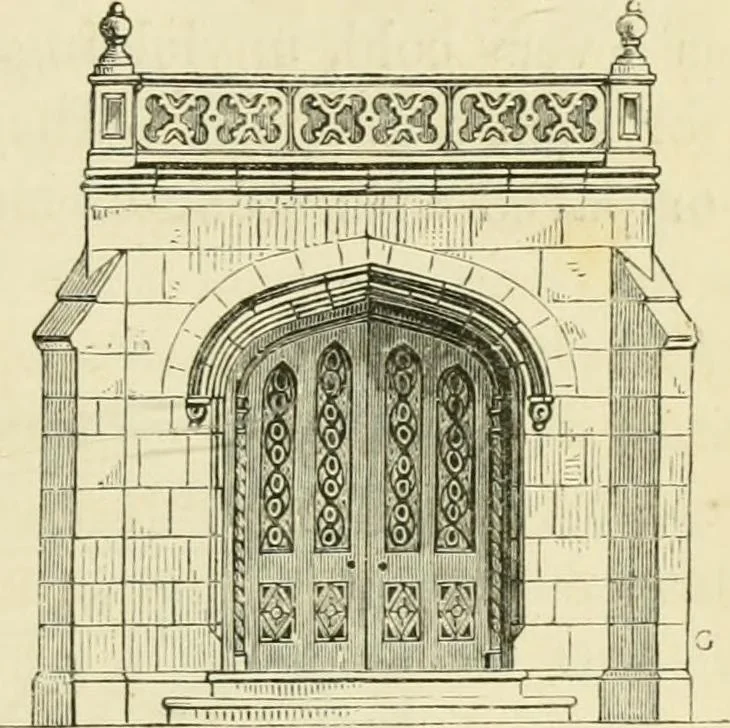 An illustration from Villas and cottages : a series of designs prepared for execution in the United State, 1857, leaf 86