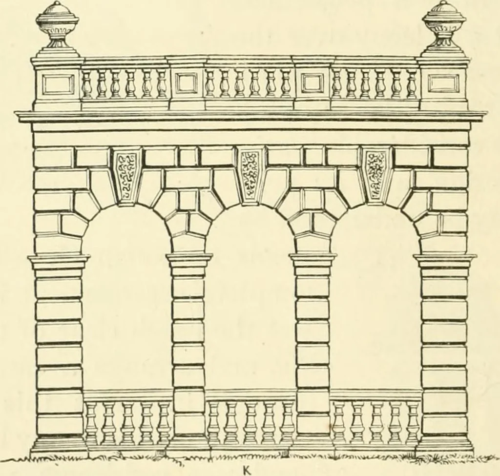 An illustration from Villas and cottages : a series of designs prepared for execution in the United State, 1857, leaf 87