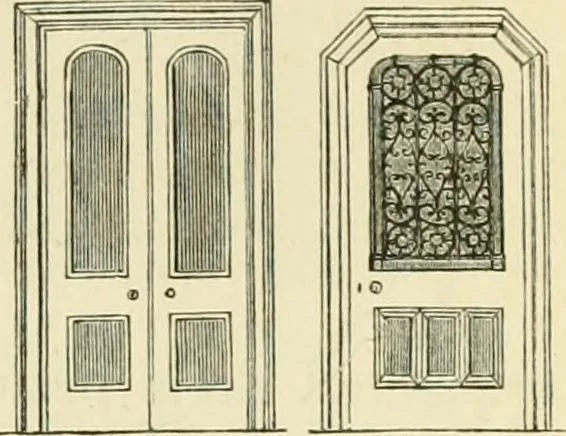 An illustration from Villas and cottages : a series of designs prepared for execution in the United State, 1857, leaf 88