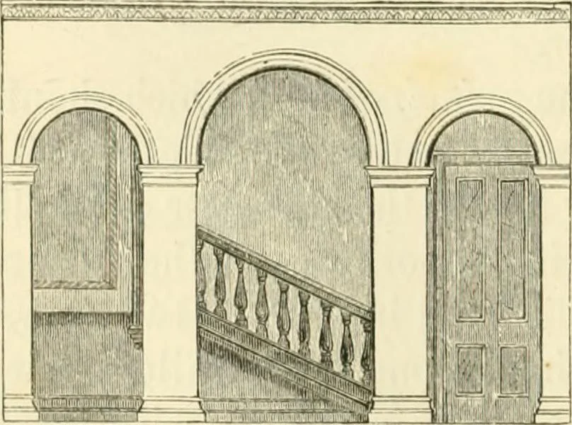 An illustration from Villas and cottages : a series of designs prepared for execution in the United State, 1857, leaf 89