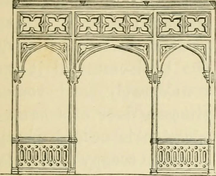 An illustration from Villas and cottages : a series of designs prepared for execution in the United State, 1857, leaf 90