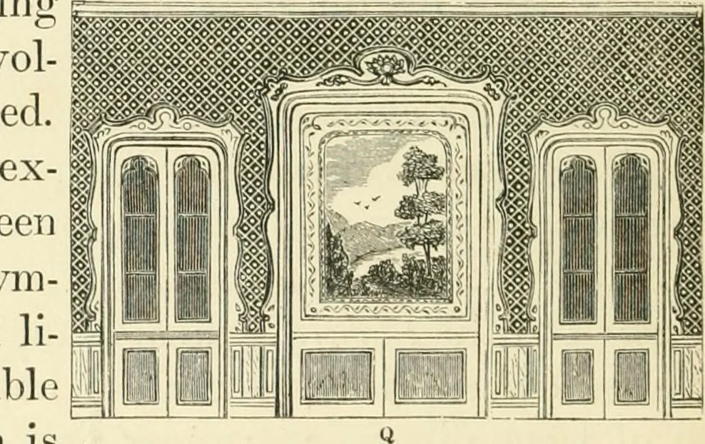 An illustration from Villas and cottages : a series of designs prepared for execution in the United State, 1857, leaf 91