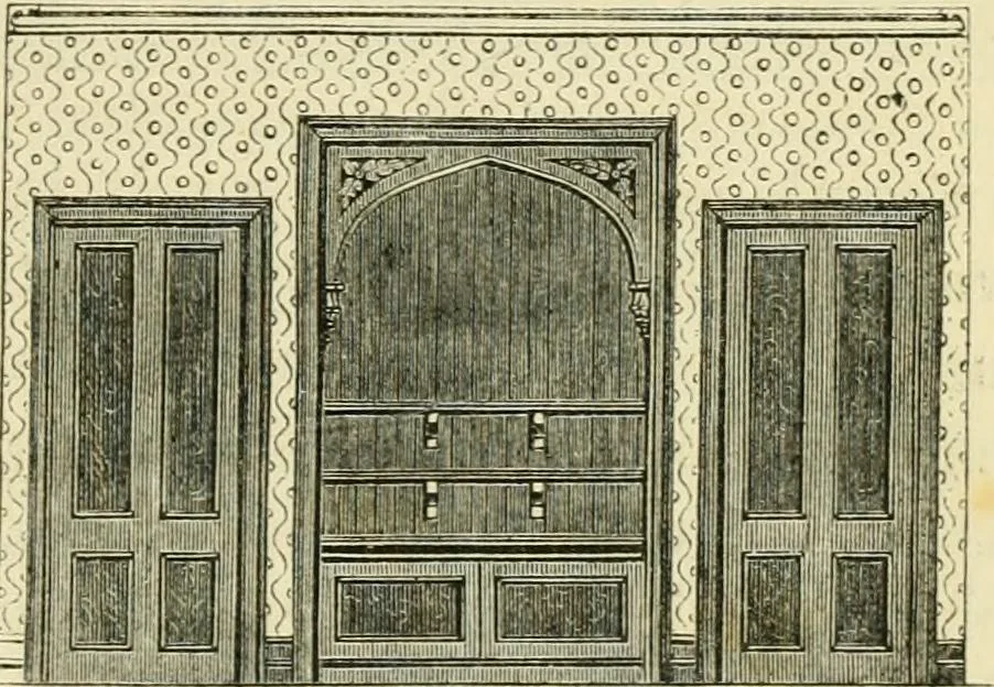 An illustration from Villas and cottages : a series of designs prepared for execution in the United State, 1857, leaf 94