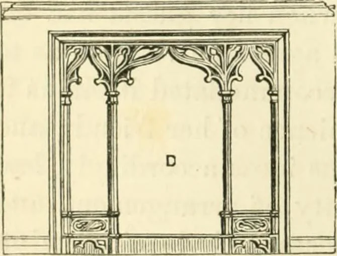 An illustration from Villas and cottages : a series of designs prepared for execution in the United State, 1857, leaf 99