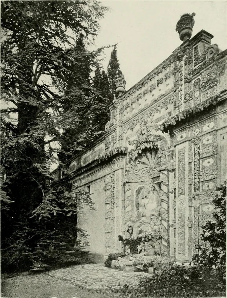 An illustration from Villas of Florence and Tuscany, 1922, leaf 102