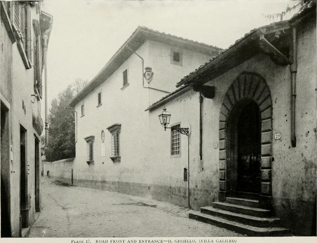 An illustration from Villas of Florence and Tuscany, 1922, leaf 111
